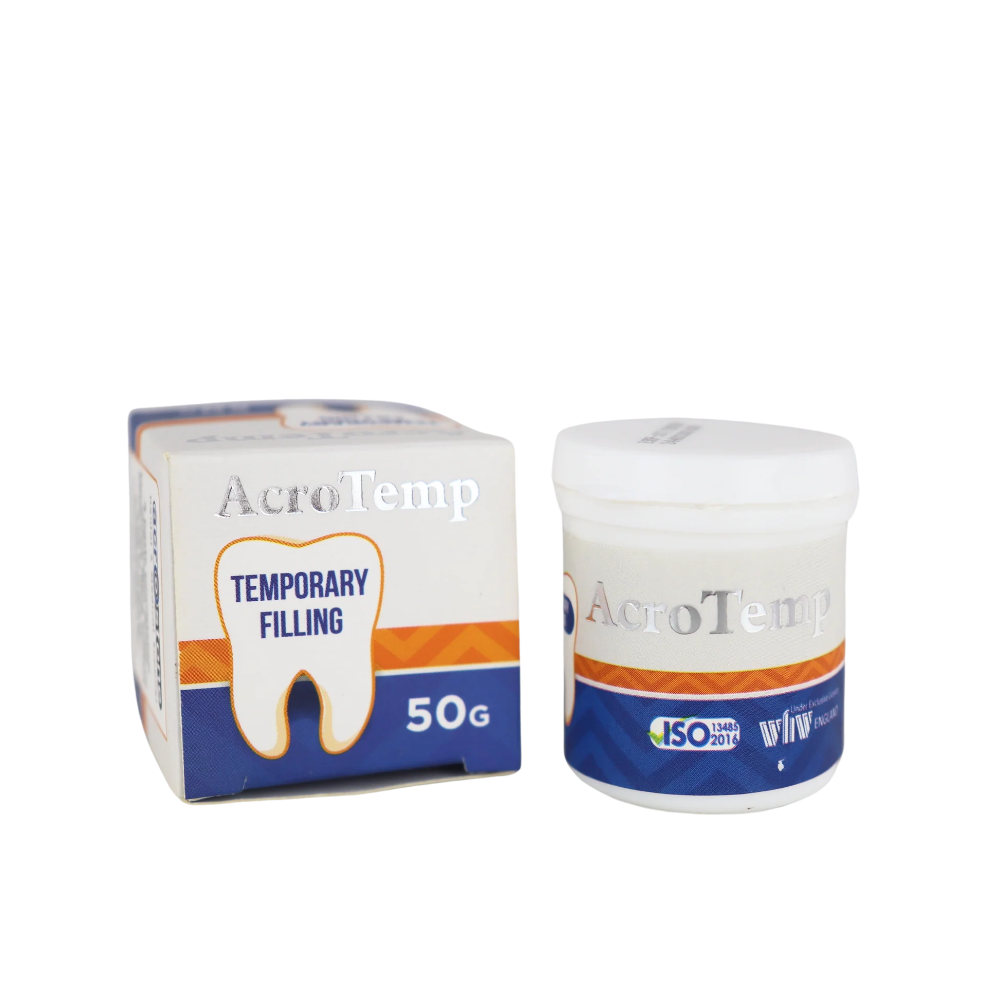 Acrotemp temporary filling
