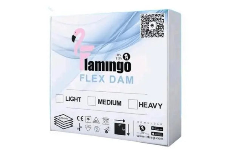Rubber dam flamingo